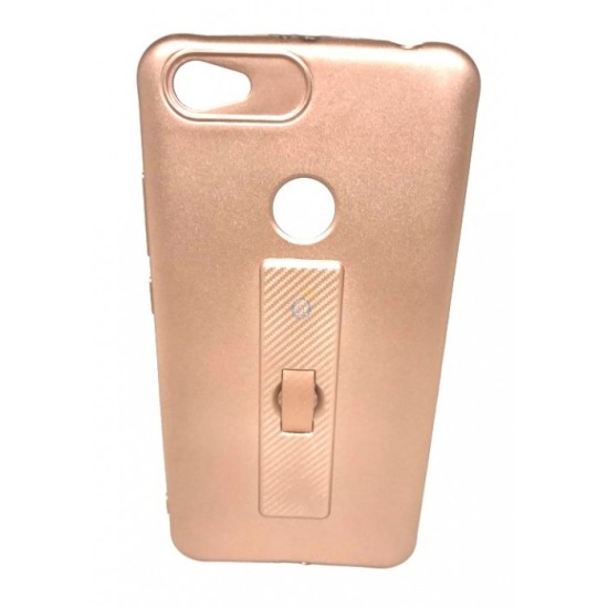 CAPA DE SILICONE MOTOMO COM ANEL DE DEDO PARA XIAOMI REDMI NOTE 5 DOURADO